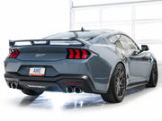 AWE 2024 Ford Mustang GT Fastback S650 RWD Track Edition Cat-Back Exhaust w/ Quad Chrome Silver Tips AWE Tuning Catback