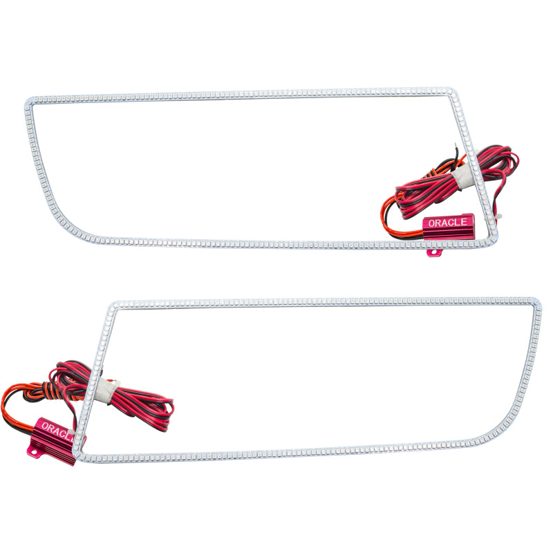 Oracle Chevrolet Camaro Non-RS 14-15 LED Halo Kit Square Style - White ORACLE Lighting Headlights