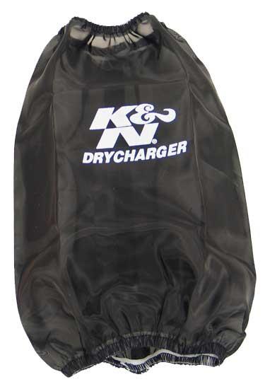 K&N Drycharger Black Air Filter Wrap - Round Tapered K&N Engineering Pre-Filters
