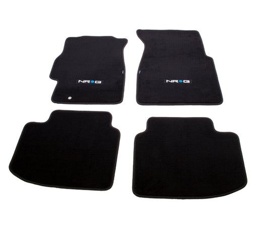 NRG Floor Mats - 96-00 Honda Civic 2DR & 3DR (EK9 Logo) - 4pc. NRG Floor Mats Carpeted