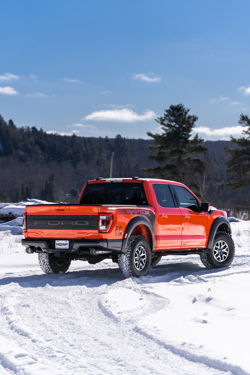 MBRP 2021+ Ford F-150 Raptor Axle-Back Dual Rear Exit T304 Performance Exhaust Sys MBRP Axle Back