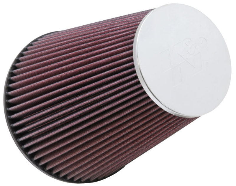 K&N Universal Chrome Filter 6 inch FLG / 7.5 inch Base / 4.5 inch Top / 9 inch Height K&N Engineering Air Filters - Universal Fit