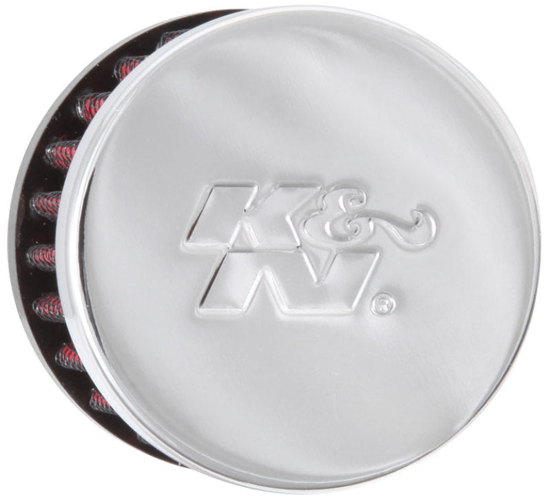 K&N 0.625 inch ID 2 inch OD 1.5 inch H Clamp On Crankcase Vent Filter K&N Engineering Air Filters - Universal Fit