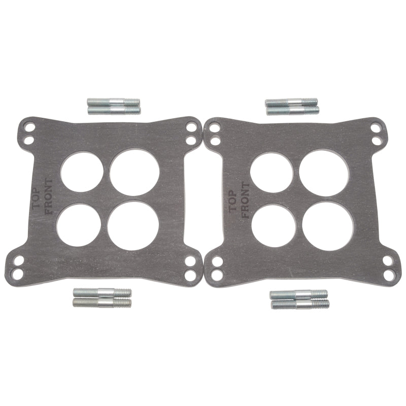 Edelbrock Dual Quad Insulator Kit (2) Edelbrock Gasket Kits