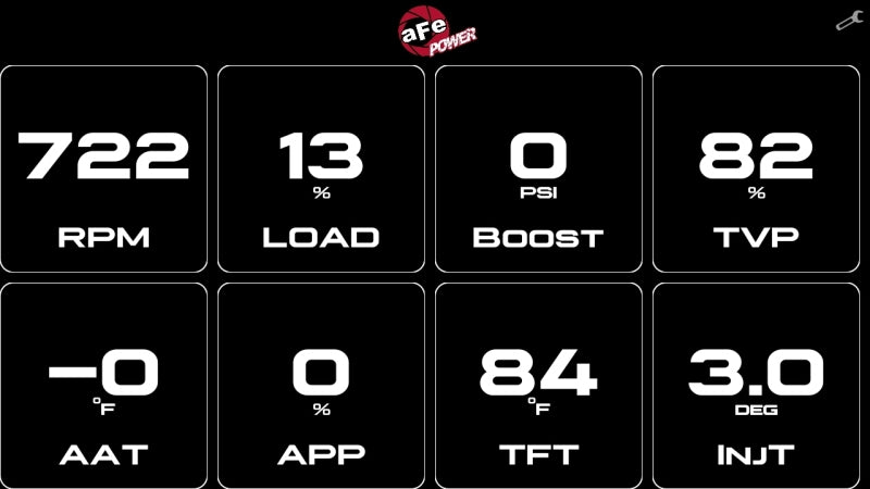 aFe AGD Advanced Gauge Display Digital 5.5in Monitor 08-18 Dodge/RAM/Ford/GM Diesel Trucks aFe Gauges