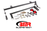 BMR 05-14 S197 Mustang Rear Bolt-On Hollow 35mm Xtreme Anti-Roll Bar Kit (Poly) - Black Hammertone BMR Suspension Sway Bars
