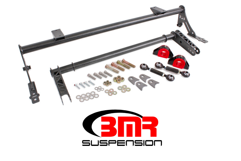 BMR 05-14 S197 Mustang Rear Bolt-On Hollow 35mm Xtreme Anti-Roll Bar Kit (Poly) - Black Hammertone BMR Suspension Sway Bars