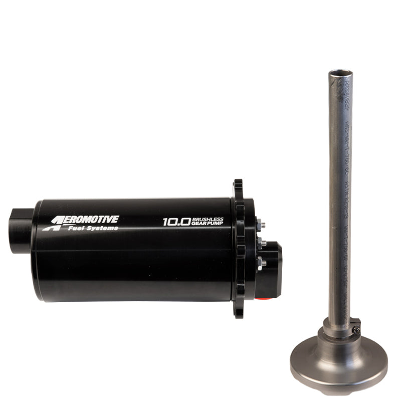 Aeromotive Brushless Spur Gear Fuel Pump w/TVS Controller - Universal - In-Tank - 90 Deg - 10gp Aeromotive Fuel Pumps