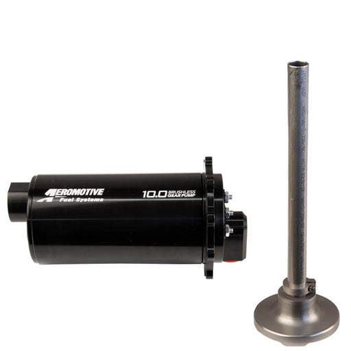 Aeromotive Brushless Spur Gear Fuel Pump w/TVS Controller - Universal - In-Tank - 90 Deg - 10gp Aeromotive Fuel Pumps