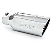 MBRP Universal Tip 7inch O.D. Rolled End 4inch inlet 18inch length - T304 (SINGLE TIP) MBRP Steel Tubing