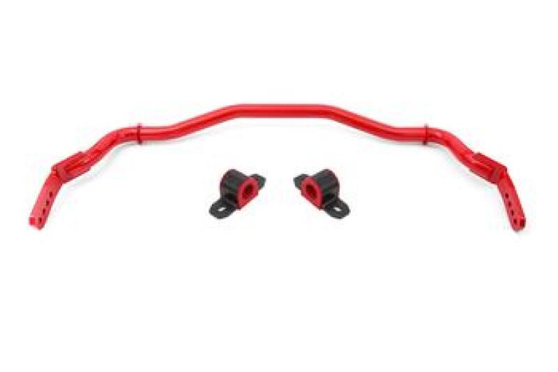 BMR 15-22 S550 Mustang Sway Bar Kit Front Hollow 38mm 3-Hole Adjustable Red BMR Suspension Sway Bars