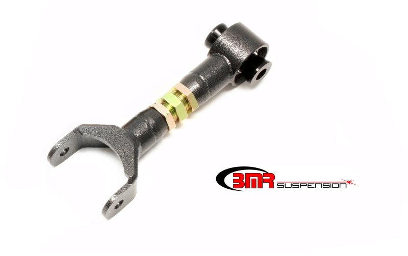 BMR 11-14 S197 Mustang Upper Control Arm On-Car Adj. w/ Spherical Bearings - Black Hammertone BMR Suspension Control Arms
