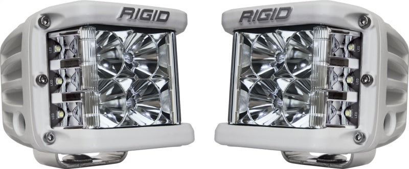 Rigid Industries D-SS - Flood - Set of 2 - White Housing Rigid Industries Light Bars & Cubes