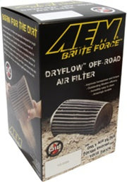 AEM 3.5 in x 9 in Dryflow Conical Air Filter AEM Induction Air Filters - Universal Fit
