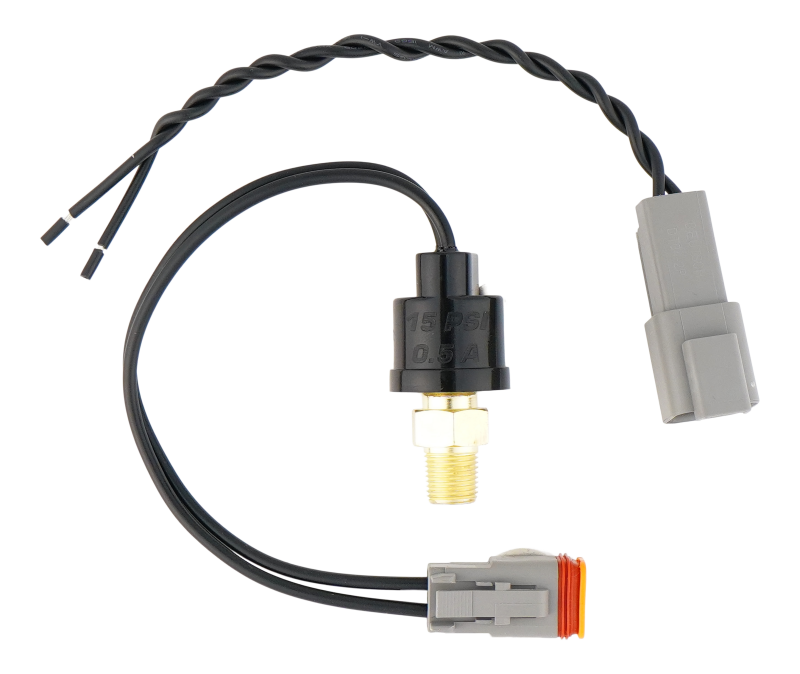 DeatschWerks 1/8th NPT 15psi Hobbs Switch with Pigtail DeatschWerks Relays