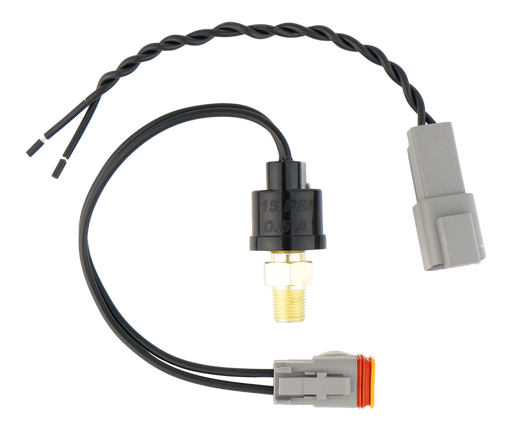 DeatschWerks 1/8th NPT 15psi Hobbs Switch with Pigtail DeatschWerks Relays