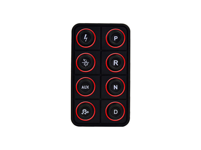 AEM EV 8 Button Keypad CAN Based Programmable Backlighting AEM Programmer Accessories