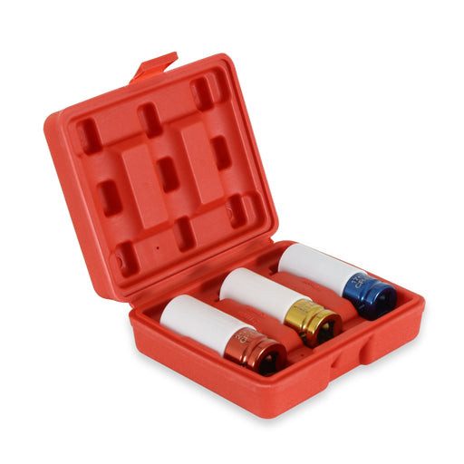 3 Piece Wheel Socket Set RK Rocket Racing Wheels Autoparts