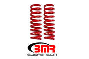 BMR 16-17 6th Gen Camaro V8 Rear Performance Version Lowering Springs - Red BMR Suspension Lowering Springs