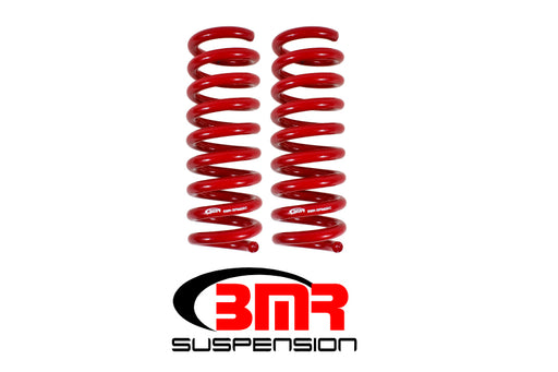 BMR 16-17 6th Gen Camaro V8 Rear Performance Version Lowering Springs - Red BMR Suspension Lowering Springs