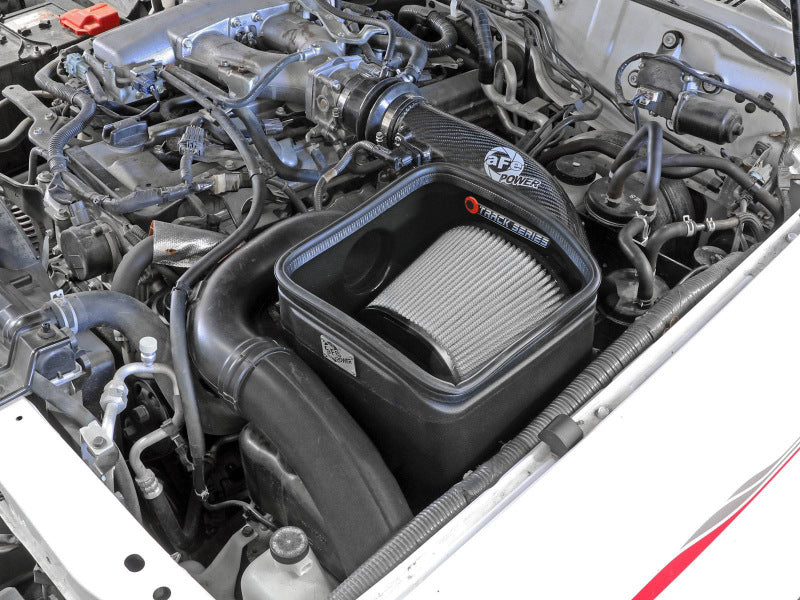 aFe 19-23 Nissan Patrol 4.8L L6 Track Series Carbon Fiber Intake System w/Pro DRY S Filter aFe Cold Air Intakes