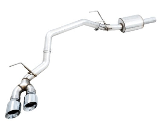 AWE Tuning 09-18 RAM 1500 5.7L (w/o Cutouts) 0FG Single Side Exit Cat-Back Exhaust - Chrome Tips 3015-32304 CAT-BACK EXHAUST