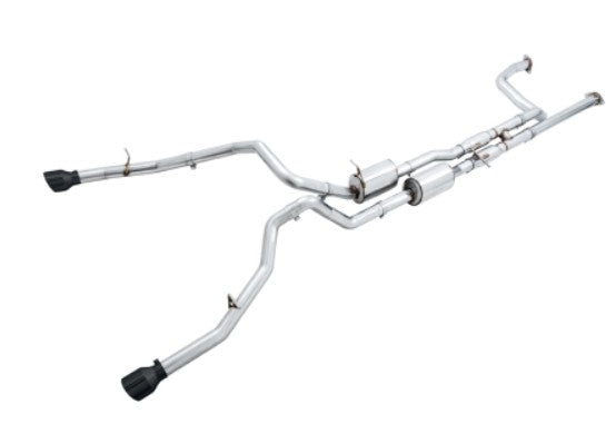 AWE Tuning 2021 RAM 1500 TRX 0FG Cat-Back Exhaust - Diamond Black Tips 3015-33005
