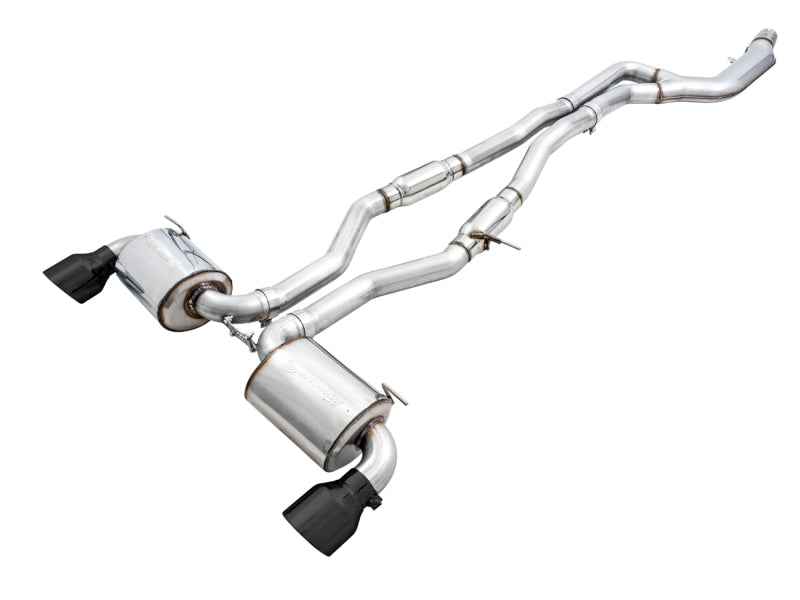 AWE 2020 Toyota Supra A90 2020 Toyota Supra Exhaust - 5in Diamond Black Tips 3015-33132 TOYOTA