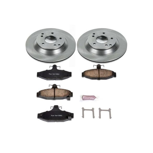 Power Stop 88-96 Chevrolet Corvette Rear Autospecialty Brake Kit PowerStop Brake Kits - OE