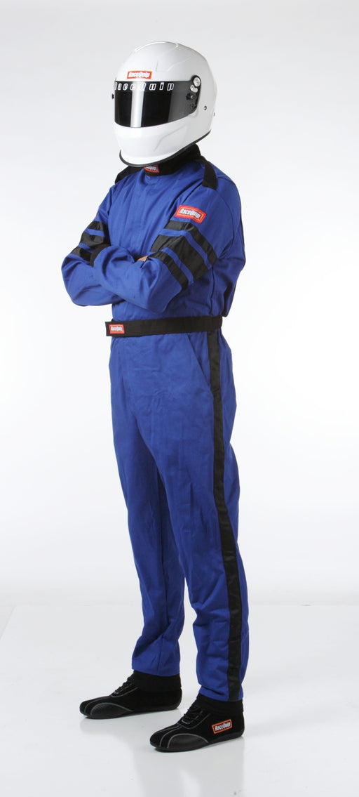 RaceQuip Blue SFI-1 1-L Suit - XL Racequip Racing Suits