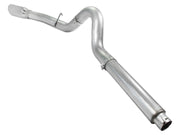 aFe Atlas 5in DPF-Back Aluminized Steel Exh Sys, Ford Diesel Trucks 08-10 V8-6.4L (td) Polished tip aFe DPF Back