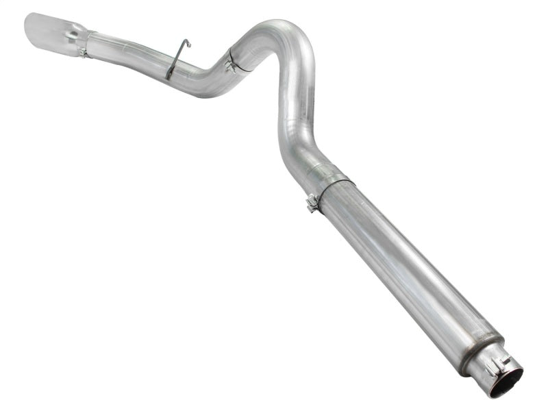 aFe Atlas 5in DPF-Back Aluminized Steel Exh Sys, Ford Diesel Trucks 08-10 V8-6.4L (td) Polished tip aFe DPF Back