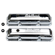 Edelbrock Valve Cover Signature Series Ford 1958-1976 FE V8 Chrome Edelbrock Valve Covers