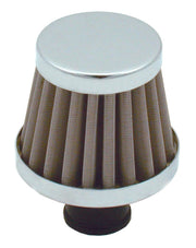 Spectre Breather Filter 10mm Flange / 2in. OD / 1-3/4in. Height - Stainless Steel Spectre Engine Breather Filters