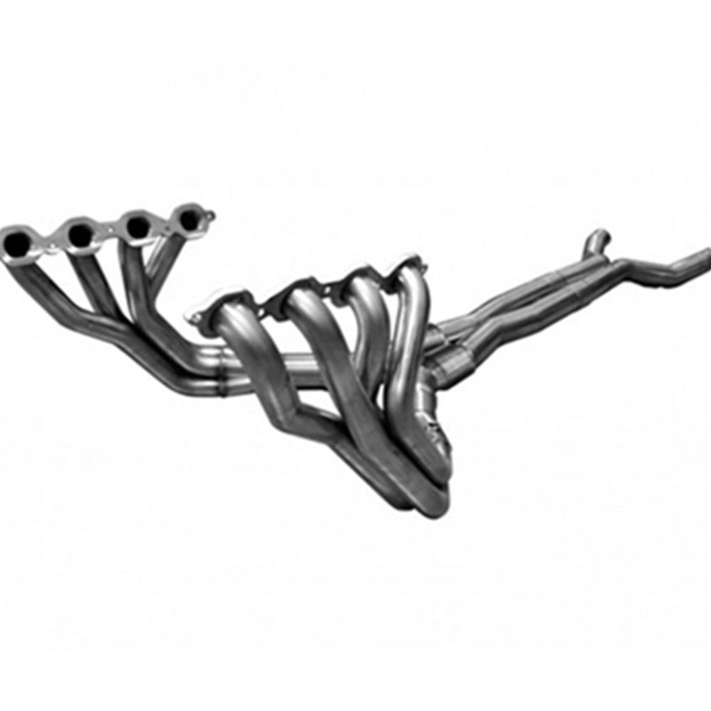 Kooks 14-19 Chevrolet Corvette C7 2x3in SS Header 3x3 GREEN Catted Stainless X-pipe 2171H630