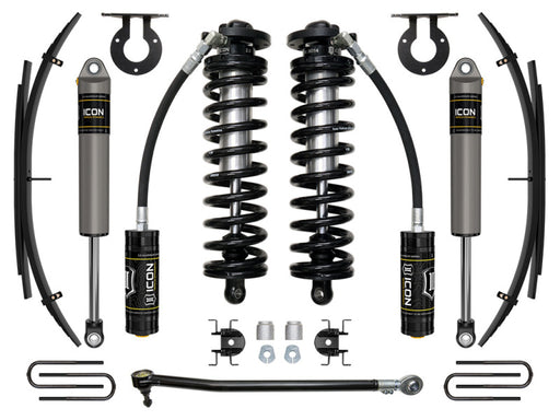 ICON 17-23 Ford F-250/F-350 2.5-3in Stage 2 Coilover Conversion System w/ Expansion Pack ICON Coilover Components