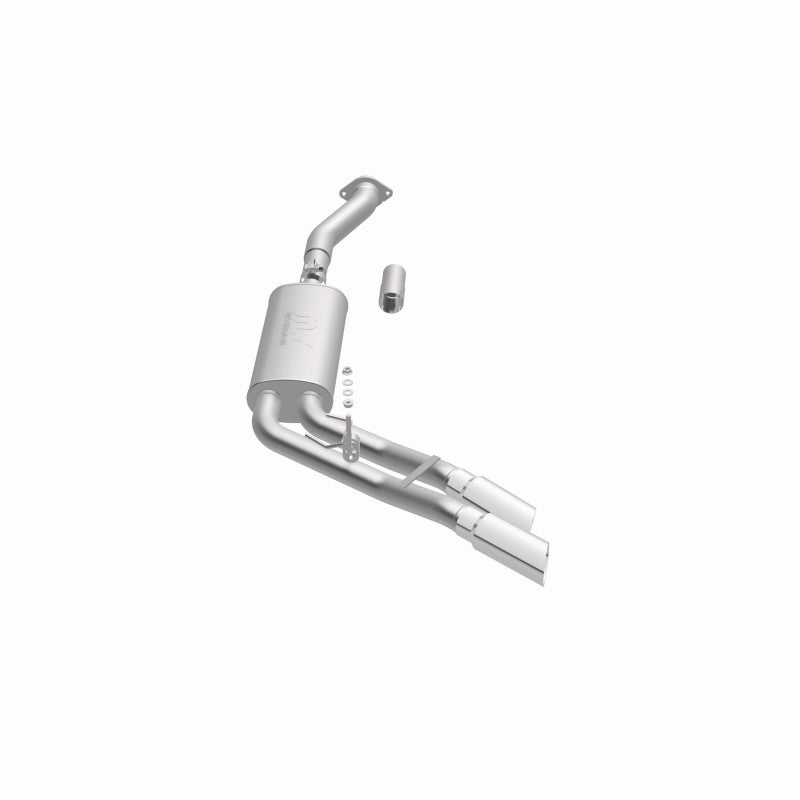 MagnaFlow 11-13 Ford F-150 Pickup Dual Same Side Before P/S Rear Tire Stainless CatBack Perf Exhaust Magnaflow Catback