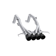 MBRP 14-19 Chevrolet Corvette 6.2L 3in Axle-Back Muffler Bypass Quad Exit Black Tips MBRP Axle Back