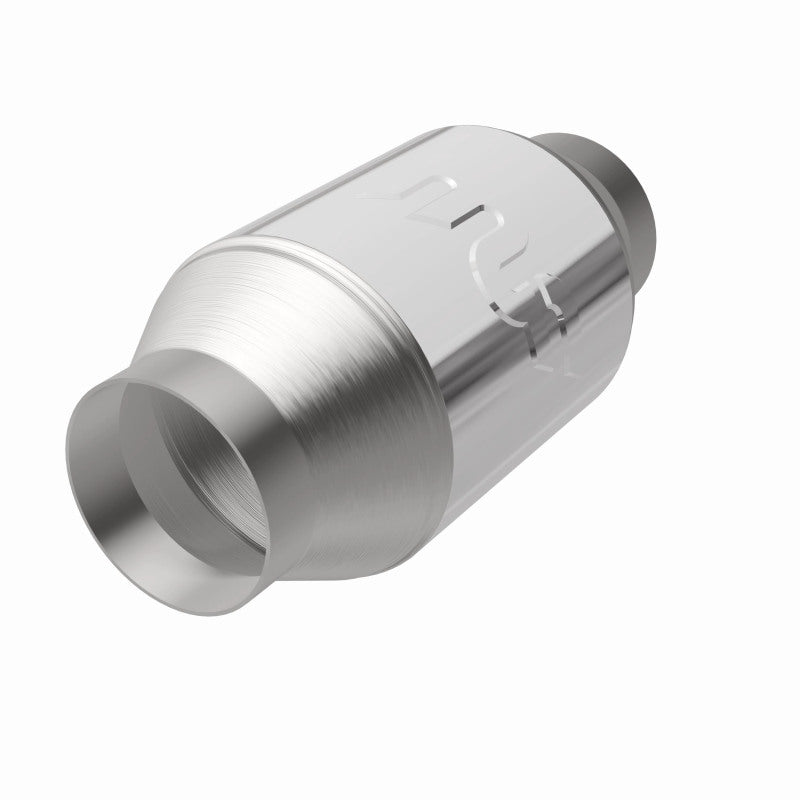 MagnaFlow Premium High Flow Metallic Converter 4in OD - 2.5in In / 2.5in Out Magnaflow Catalytic Converter Universal
