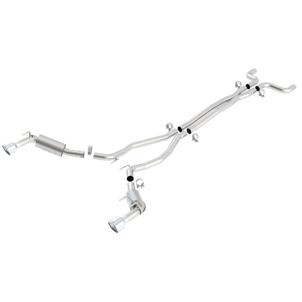 Borla 2010 Camaro 6.2L V8 S Type Catback Exhaust (does not work w/ factory ground affects package - 140280