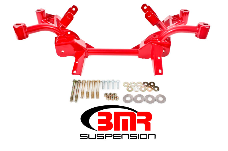 BMR 82-82 3rd Gen F-Body K-Member w/ LS1 Motor Mounts and Pinto Rack Mounts - Red BMR Suspension Crossmembers