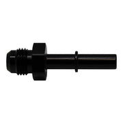 DeatschWerks 6AN Male Flare to 5/16in Male EFI Quick Connect Adapter - Anodized Matte Black DeatschWerks Fuel Components Misc