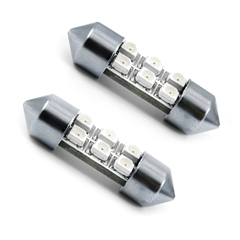 Oracle 31MM 6 LED SMD Festoon Bulbs (Pair) - Cool White ORACLE Lighting Bulbs