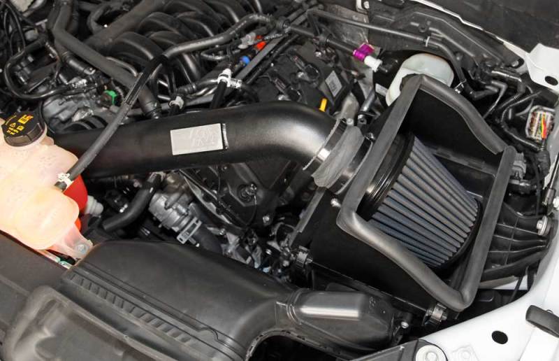 K&N 2015 Ford F150 5.0L V8 Blackhawk Performance Intake Kit K&N Engineering Cold Air Intakes