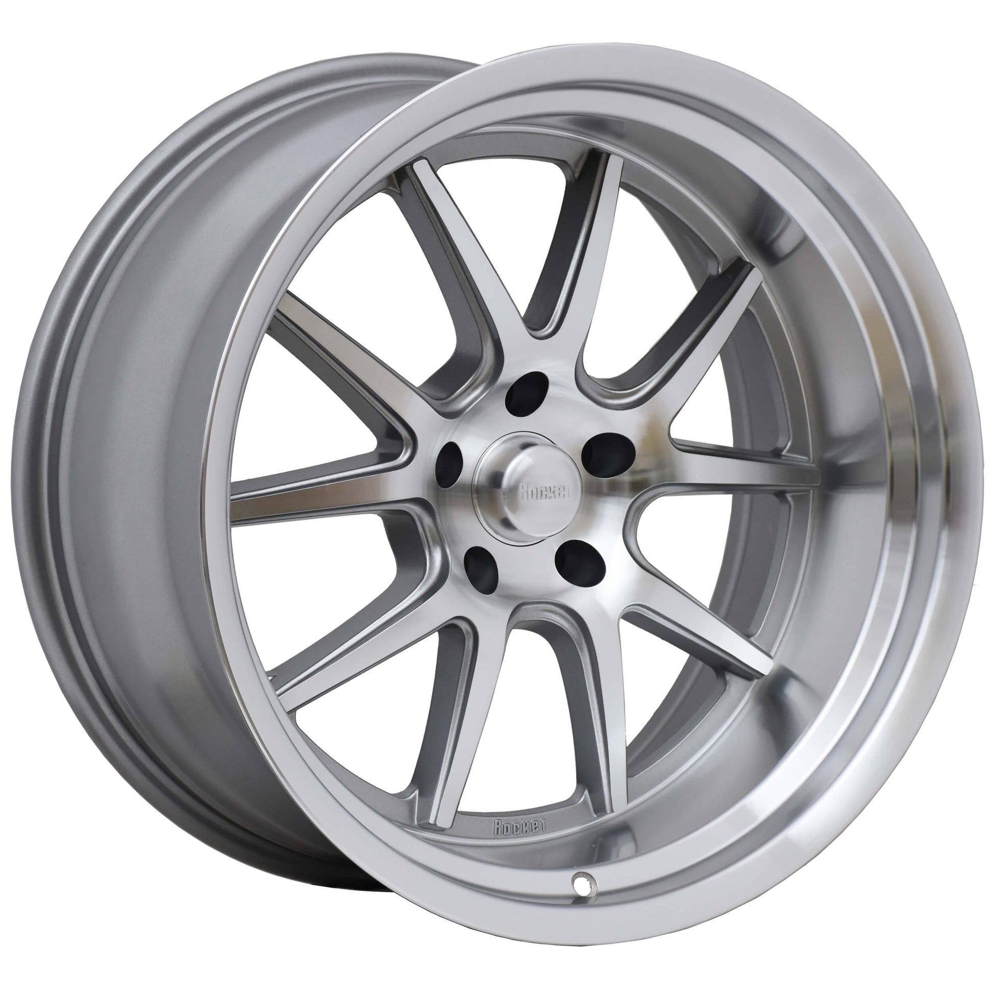 Rocket Racing Wheels TTR19 Attack - Titanium/Machined TTR19-896545