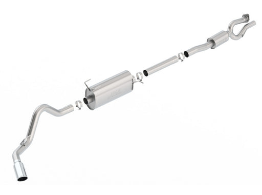Borla S-Type Cat-Back 17-19 Ford F-250/350 Super Duty Side Exit Exhaust - 5in tip (Gas Only) Borla Catback