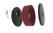 K&N Universal Filter 2 1/16in Flange / 6in OD / 2in H / CR TP V K&N Engineering Air Filters - Universal Fit