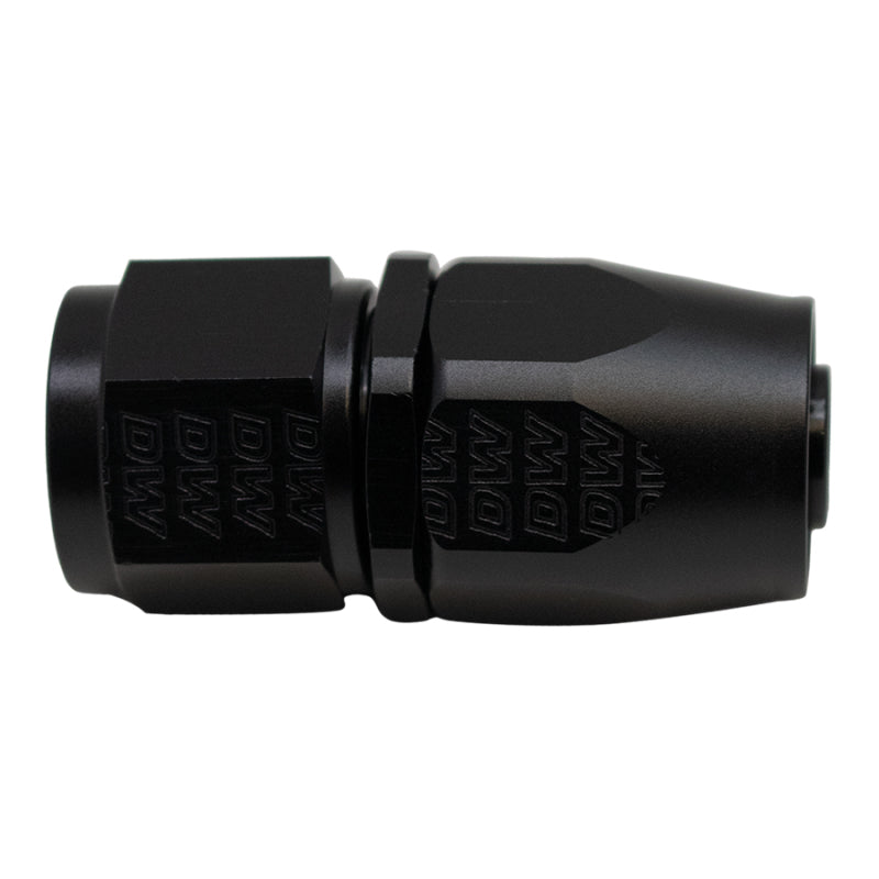 DeatschWerks 10AN Female Swivel Straight Hose End CPE - Anodized Matte Black DeatschWerks Fittings