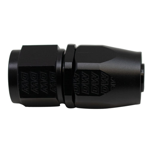 DeatschWerks 10AN Female Swivel Straight Hose End CPE - Anodized Matte Black DeatschWerks Fittings