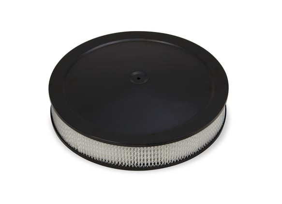 4500 drop-base air cleaner black w/3" paper filter 120-4635 HOLLEY Autoparts